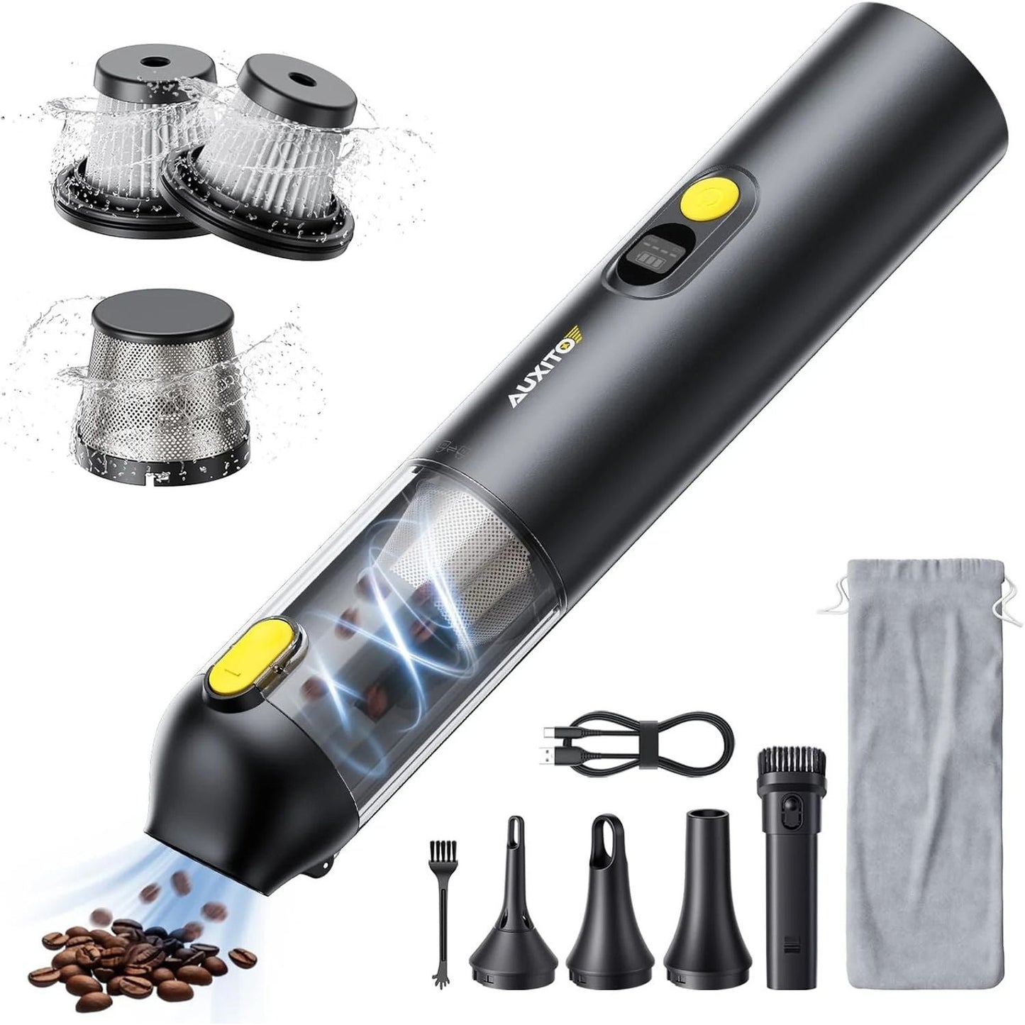 4 in 1 Cordless Car Vacuum Cleaner