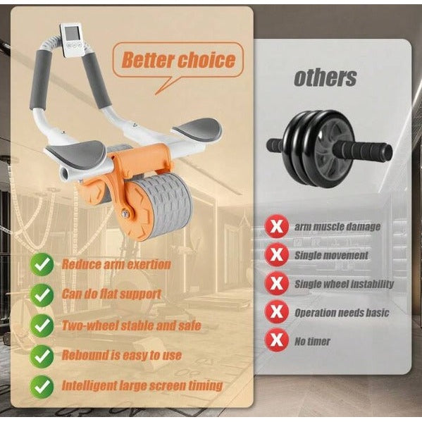 Automatic Rebound Ab Roller