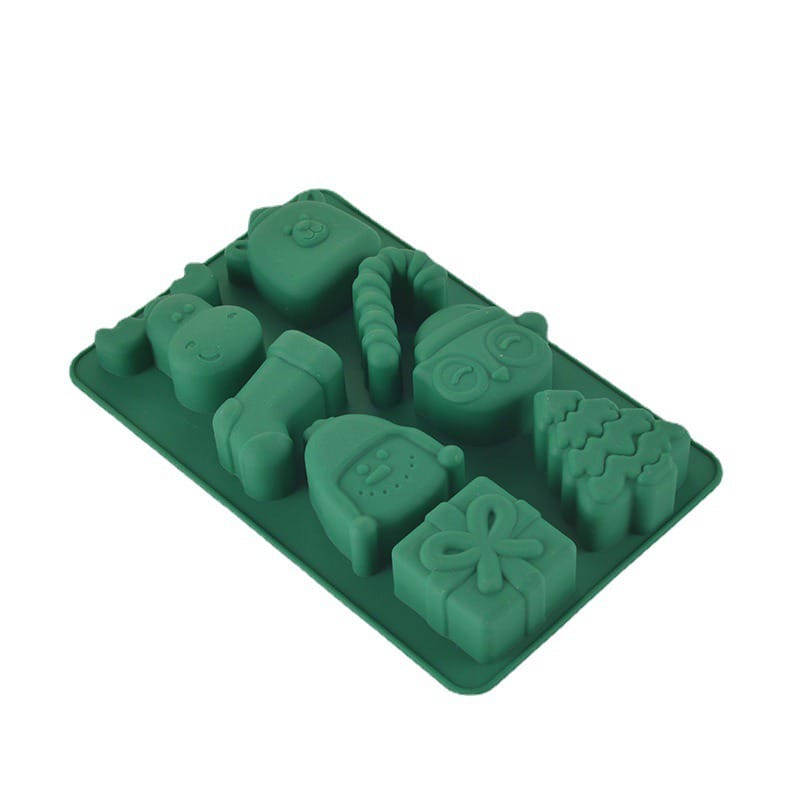 Munchies Tools Music Note Christmas Silicone Chocolate Mold 19m x 12cm x 2cm Green