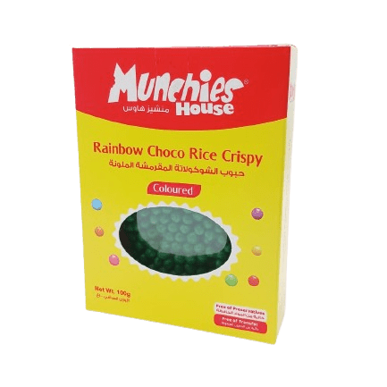 Rice Crispy Green - Ideal for Dessert Toppings