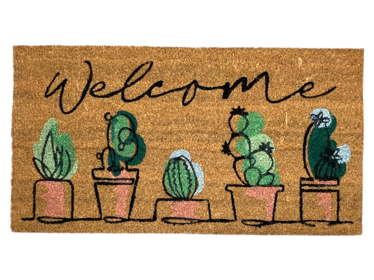 Design Coir mat with PVC backing 75x40 cm