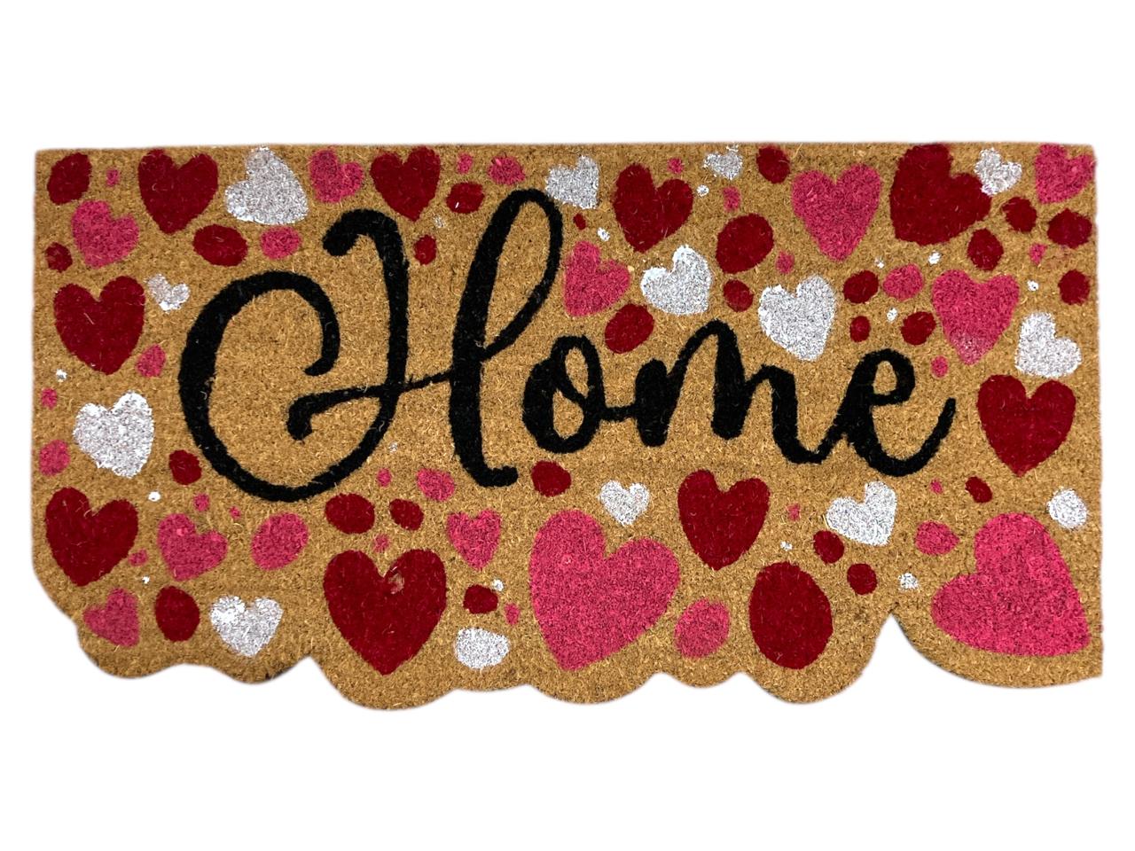 Design Coir mat with PVC backing 75x40 cm