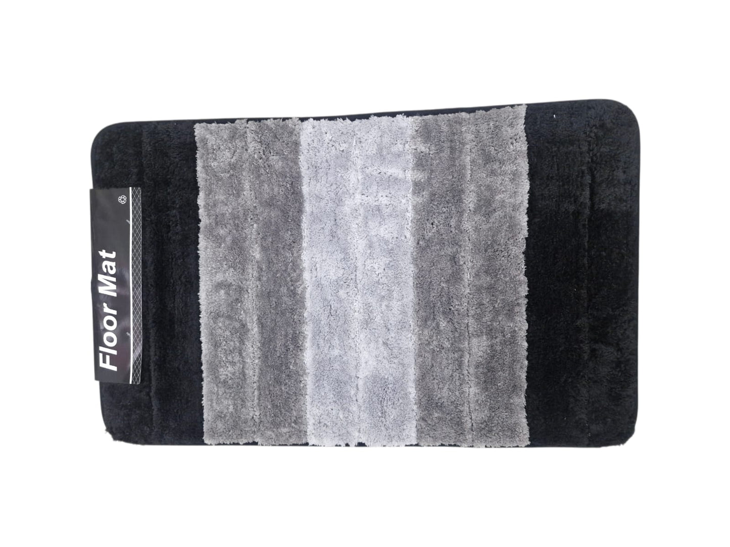 Soft touch fluffy microfiber floor mat 80 x 50 cm