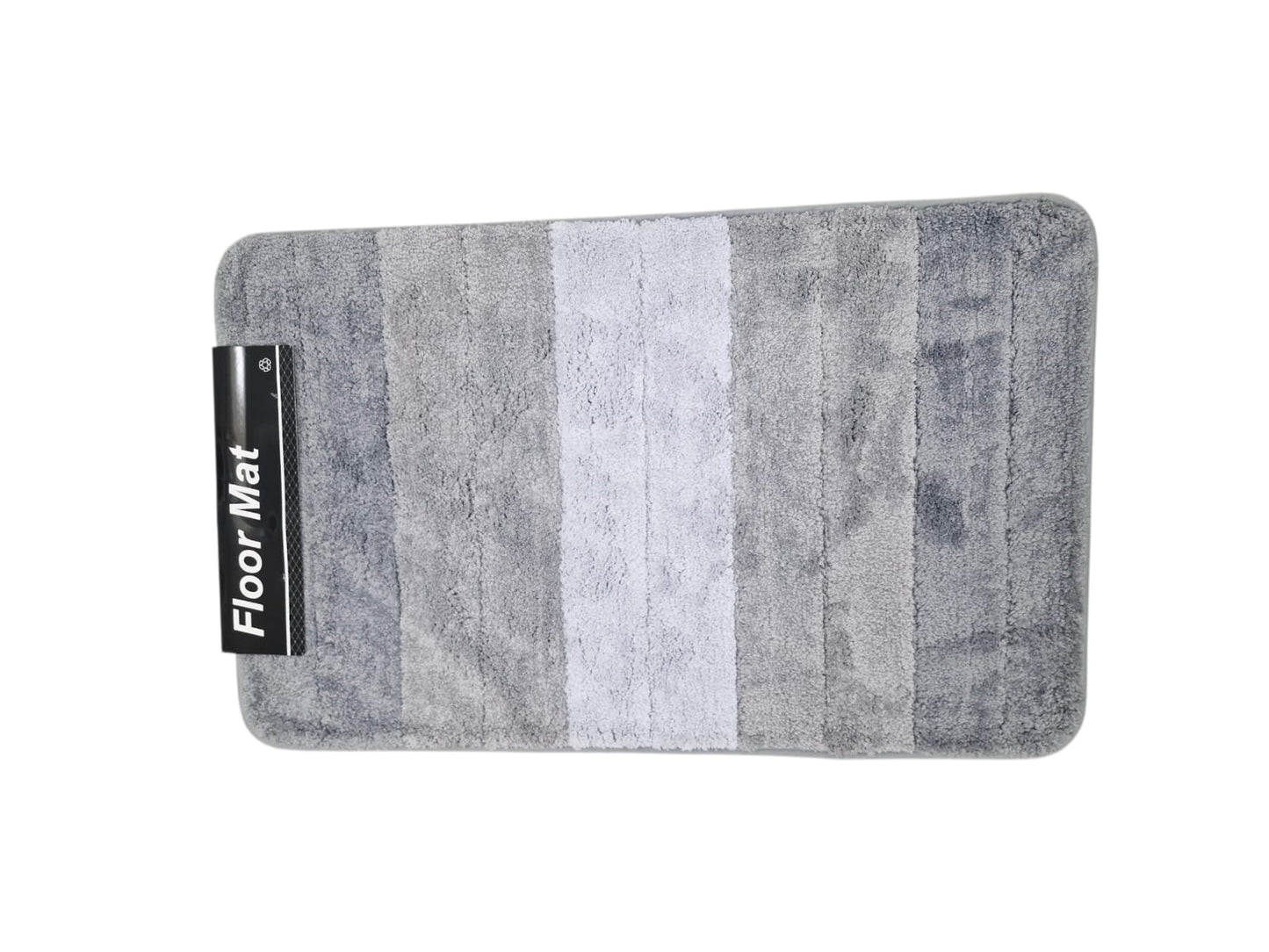 Soft touch fluffy microfiber floor mat 80 x 50 cm