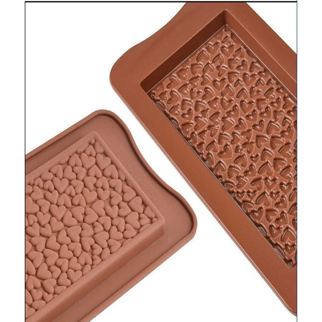 Hearts Chocolate Bar Silicone Mould