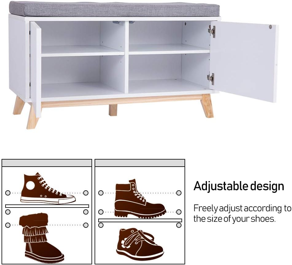 Wooden Shoe Bench