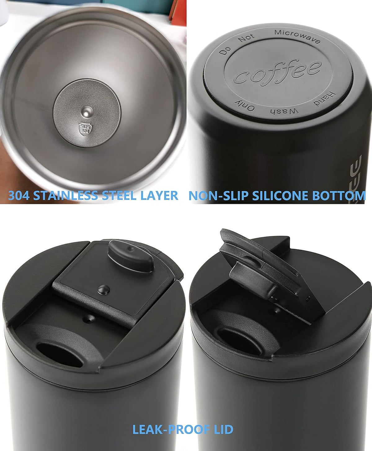 400ml Thermal Stainless Car Mug X1003