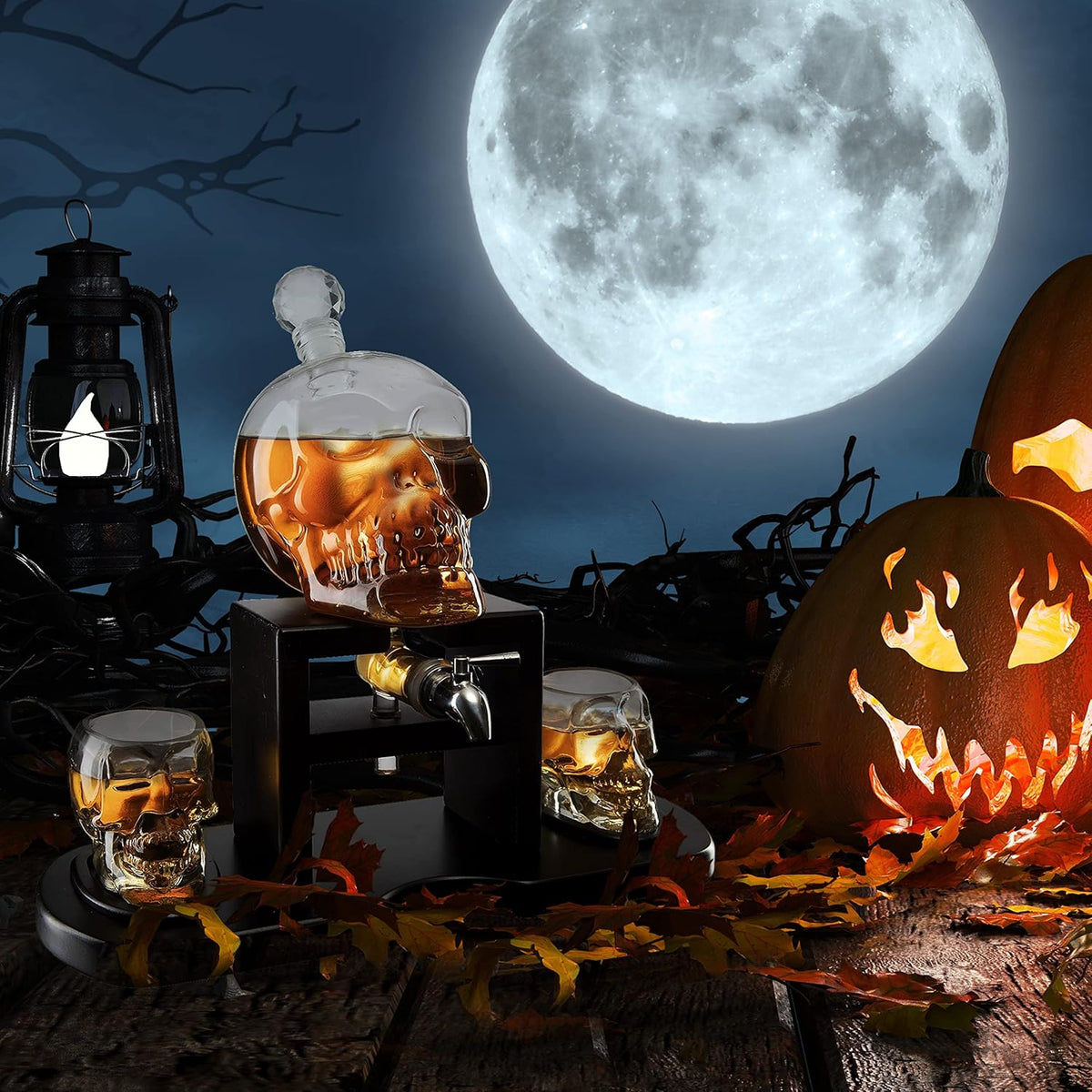 Elegant Skull Whiskey Set X1028