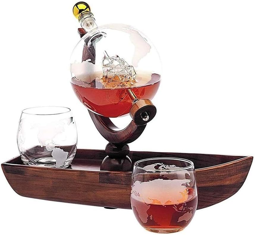 Elegant Boat Whiskey Set X1030