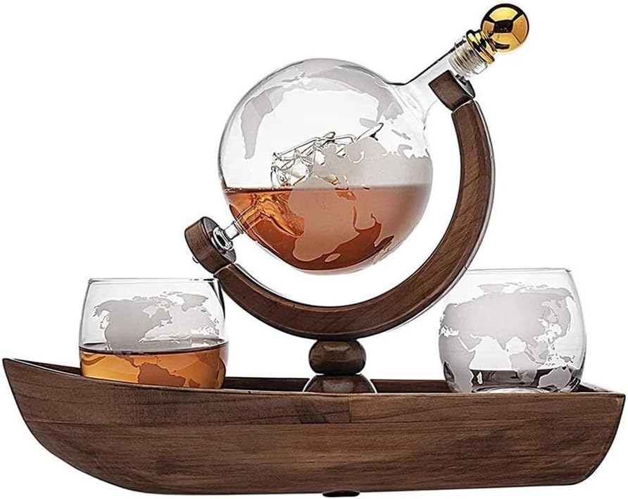 Elegant Boat Whiskey Set X1030