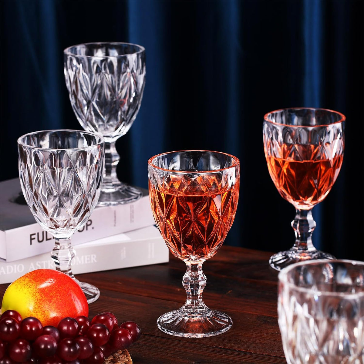 DELI Glass Cup 235ml 6pcs X1035