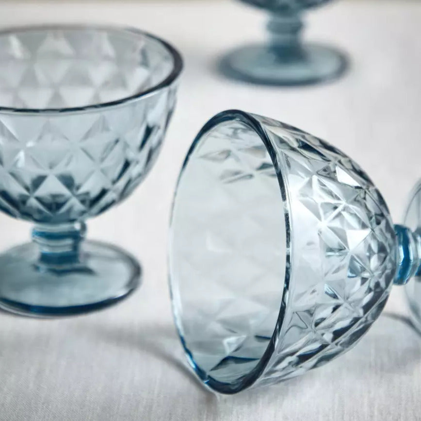 DELI Blue 300ML Ice Cream Bowl 6pcs X1040