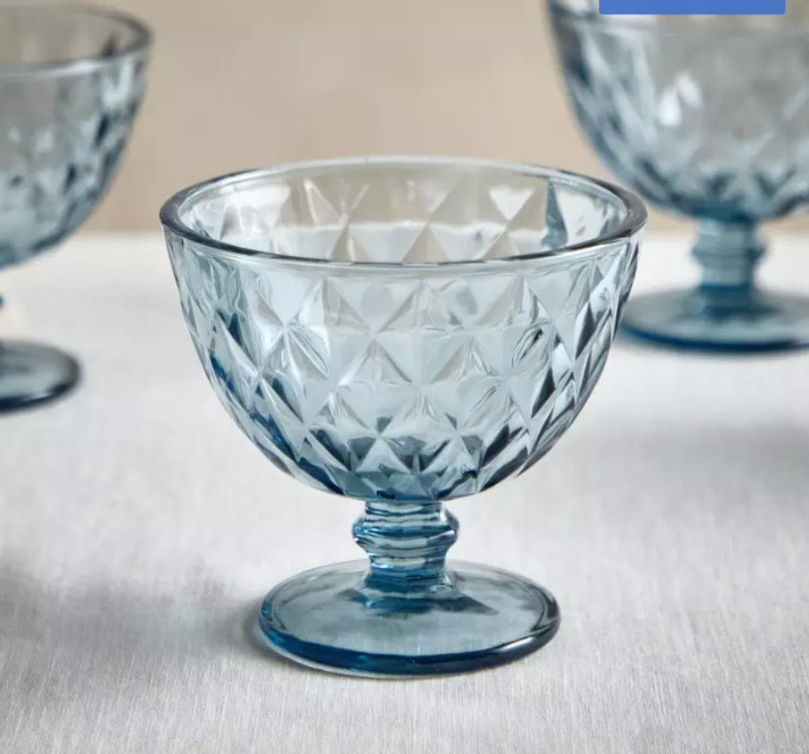 DELI Blue 300ML Ice Cream Bowl 6pcs X1040