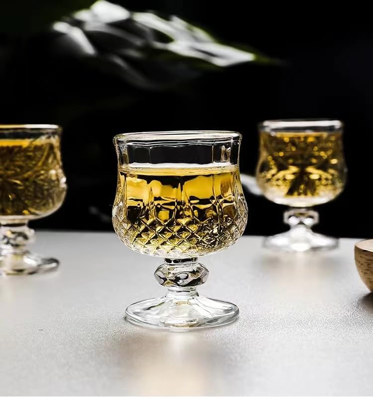 DELI Glass Mini Shot Cup 50ml 6pcs X1042
