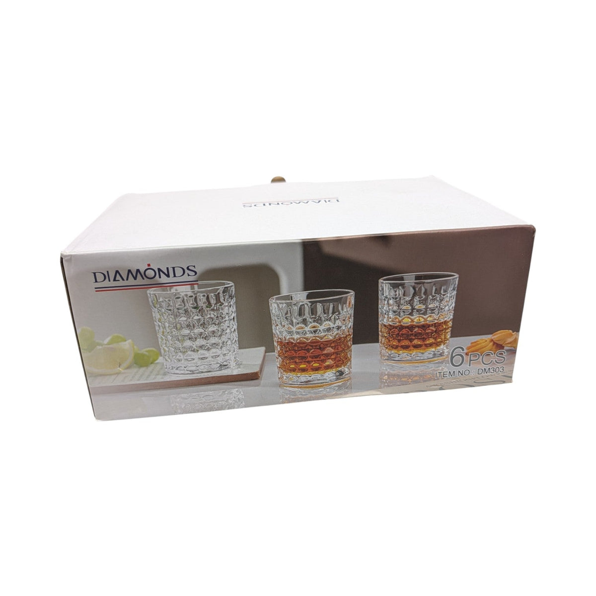 DELI 280ml 6pcs Short Glass Cups X1045