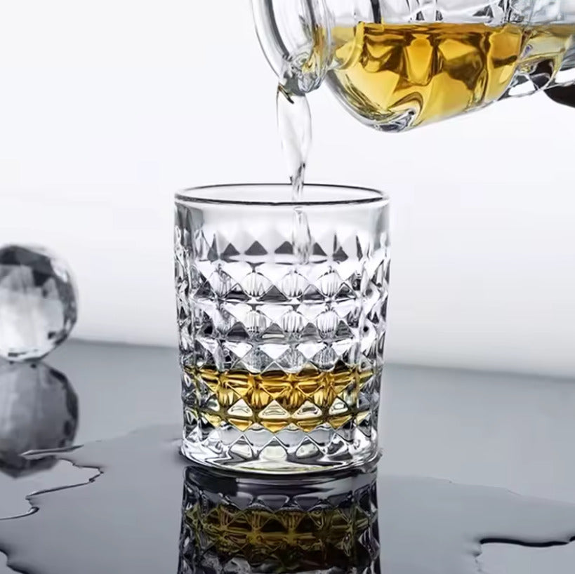 DELI 280ml 6pcs Short Glass Cups X1045
