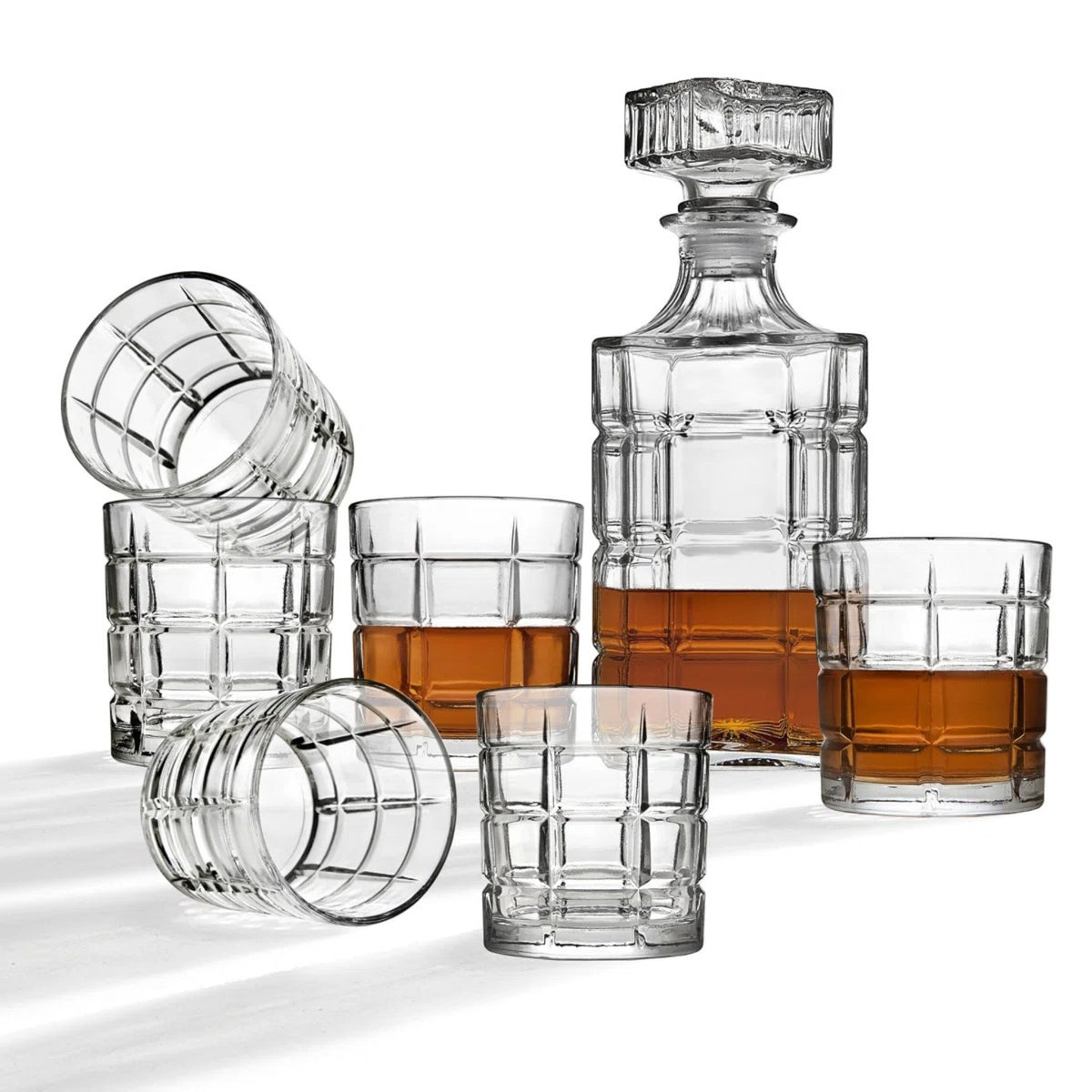 DELI Whiskey Set 6 cups + Decanter X1051