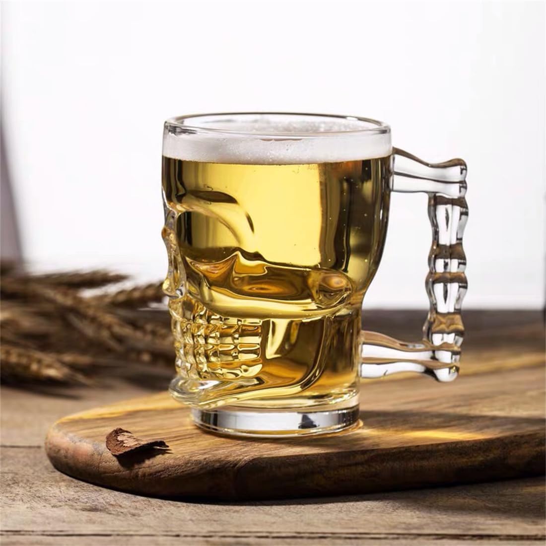 SKULL BEER MUG 500ML 6pcs X1056