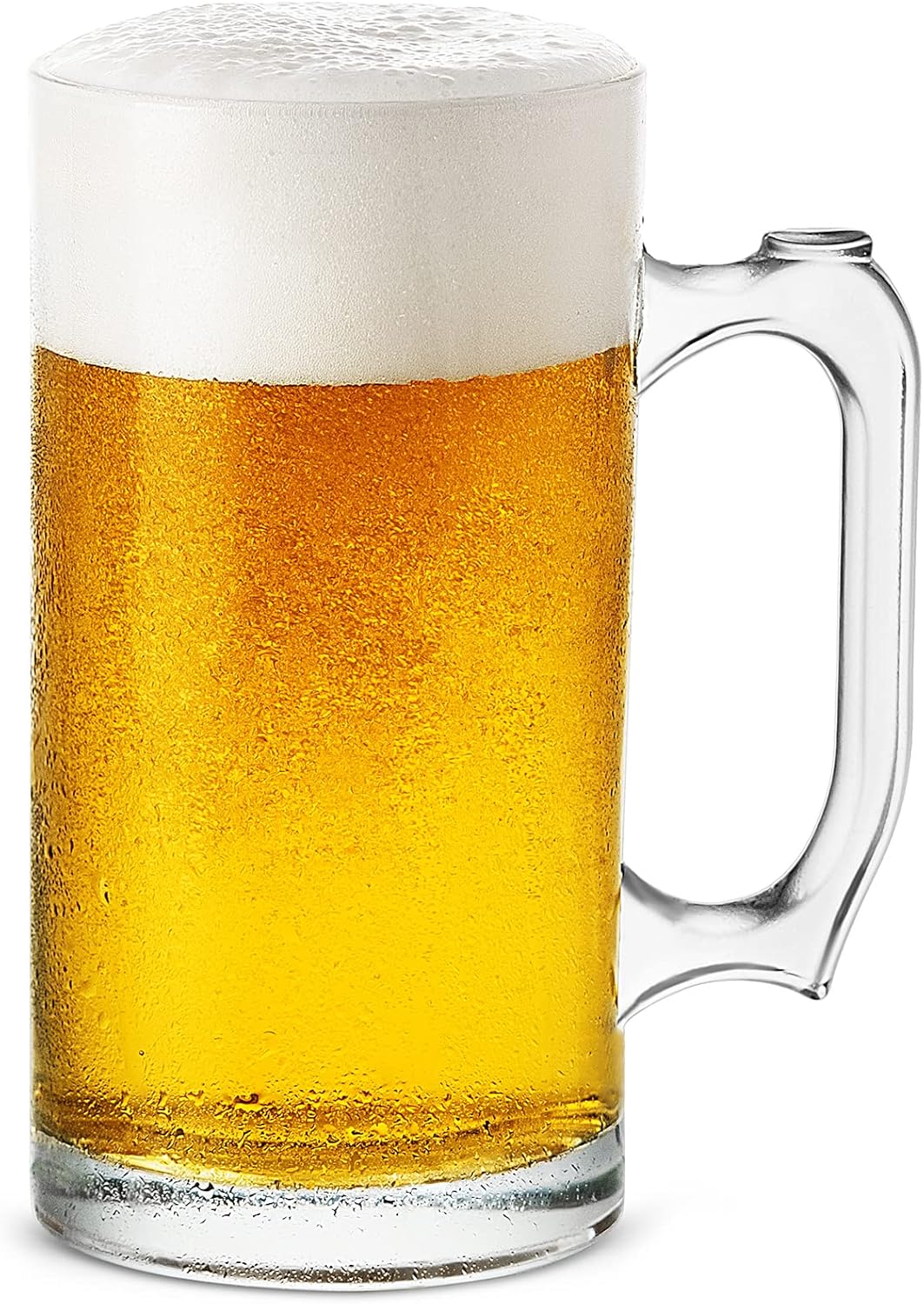 GLASS 500ML BIG BEER MUG 6pcs X1057