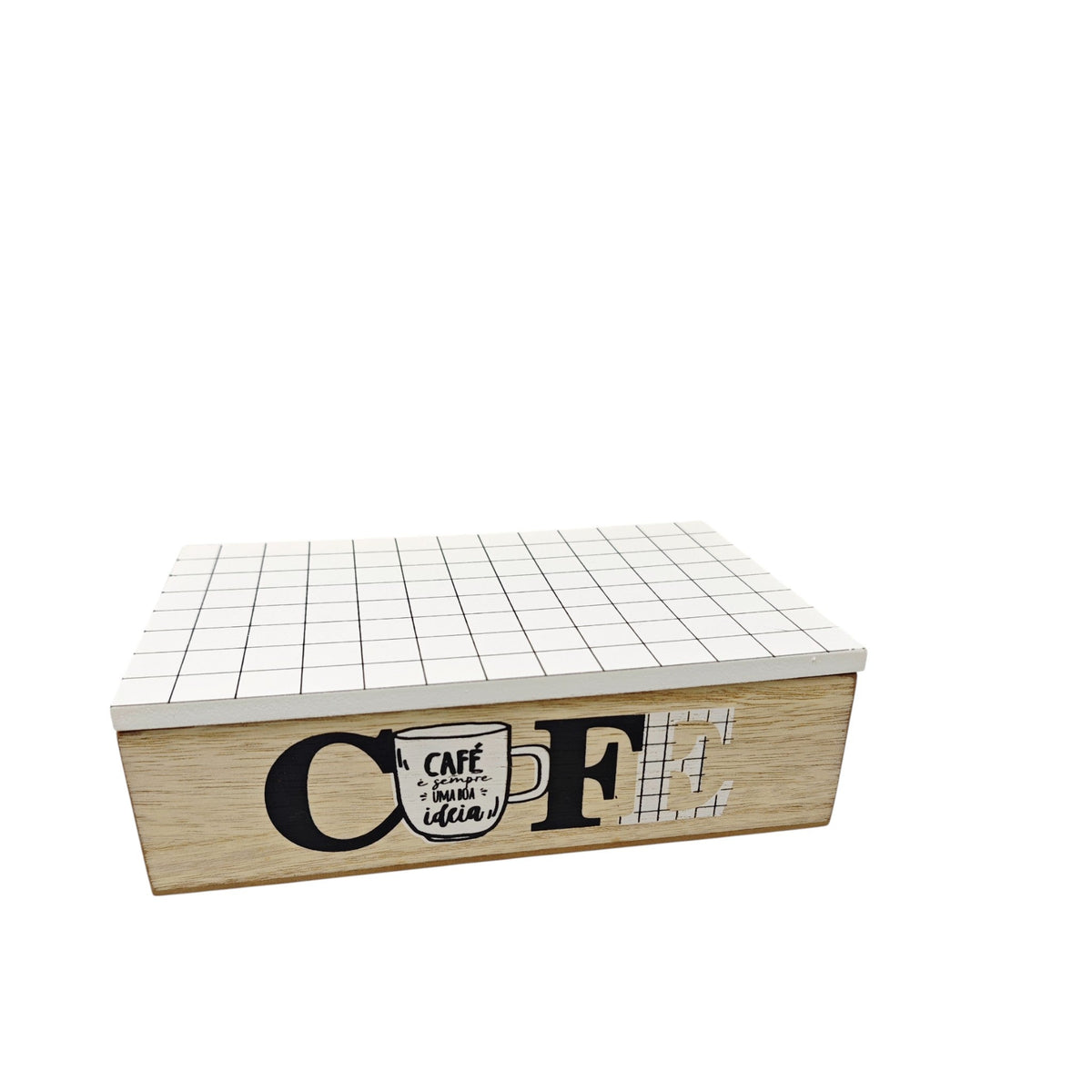 Wood Tea Box 6 Parts X1082