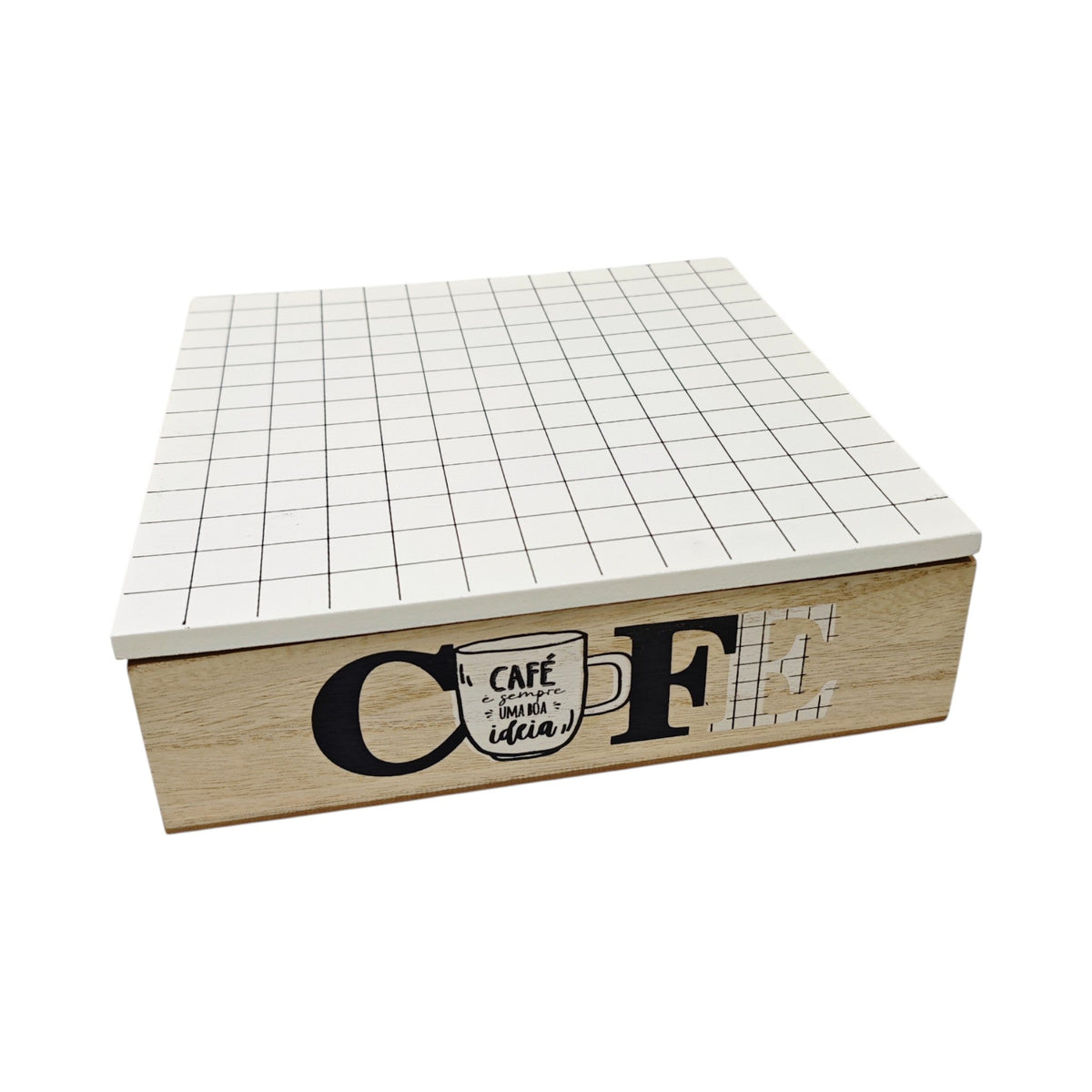 Wood Tea Box 9 Parts X1083