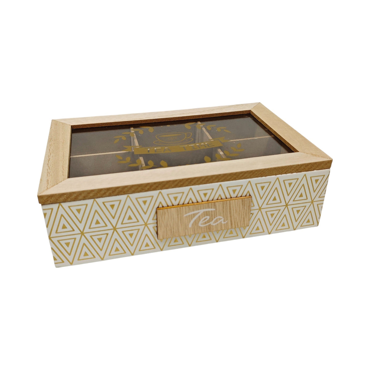 Wood Tea Box 6 Parts X1084