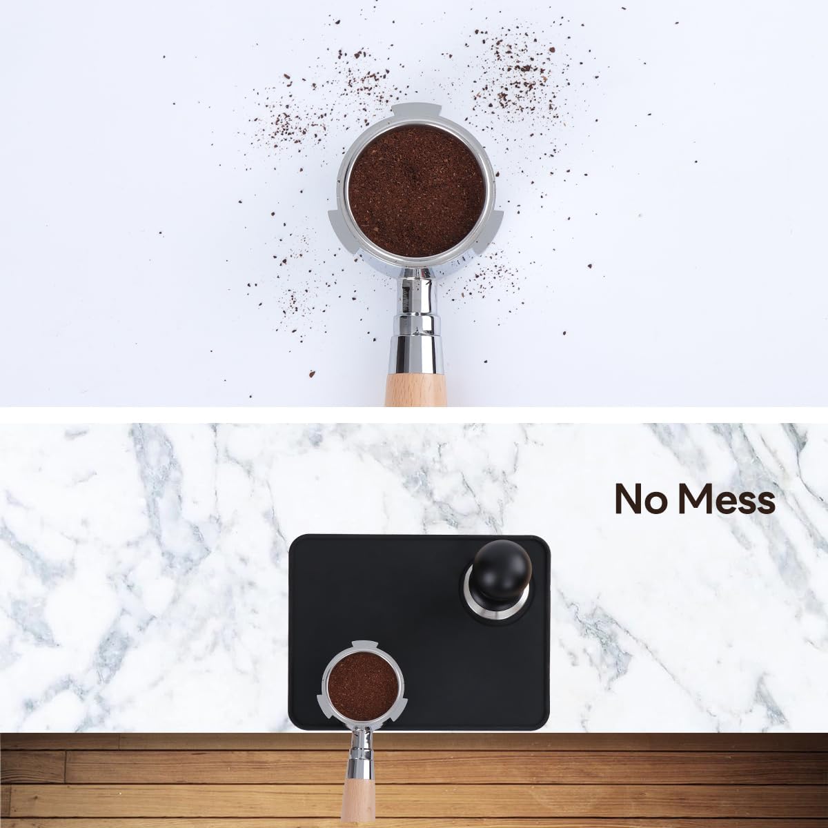 Flat Silicone Espresso Tamper Mat X1104