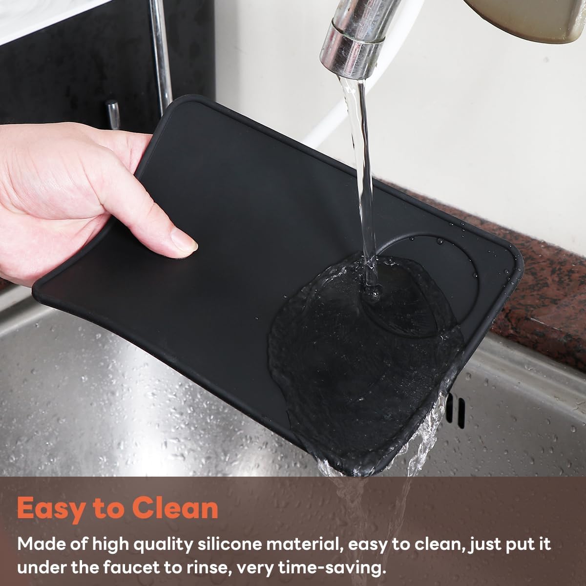 Flat Silicone Espresso Tamper Mat X1104