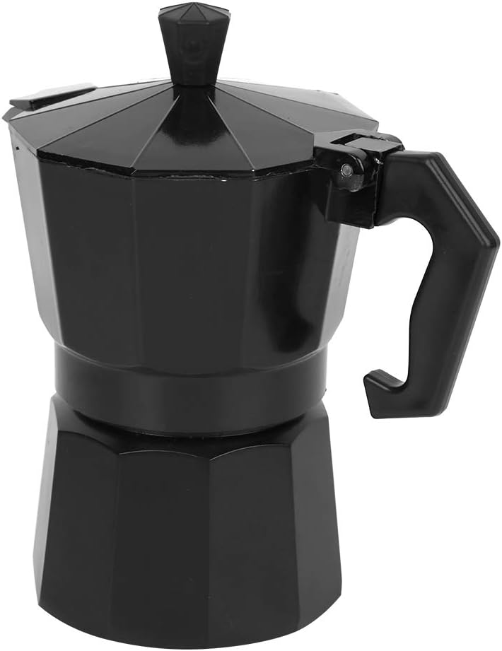 6 cups Black Mocha Pot Italian Espresso Maker X1105