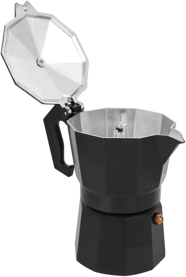 6 cups Black Mocha Pot Italian Espresso Maker X1105