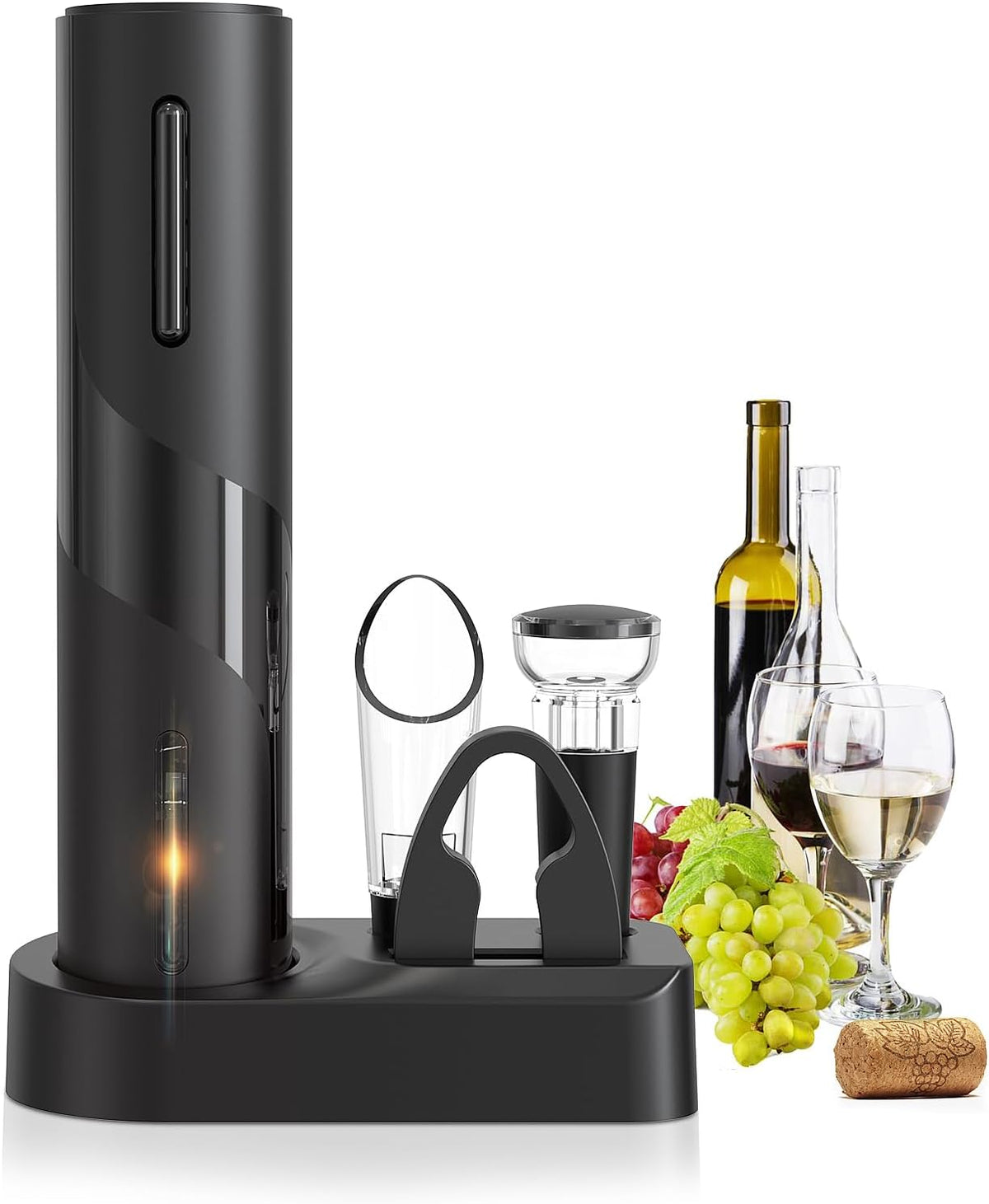 Electric Wine Opener Black Set X1108