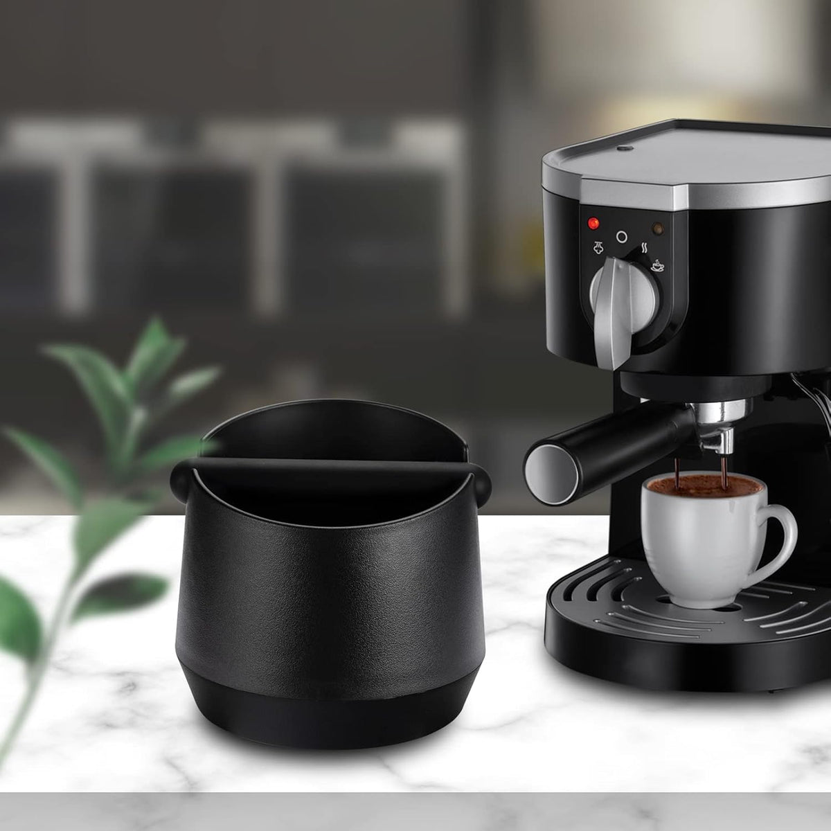 Large Bin Espresso Knock Box X1110