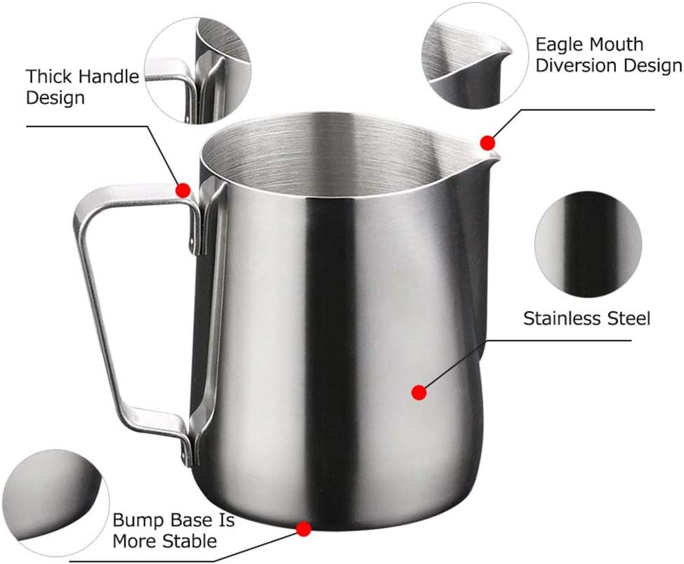Stainless 550ml Milk Jug X1111