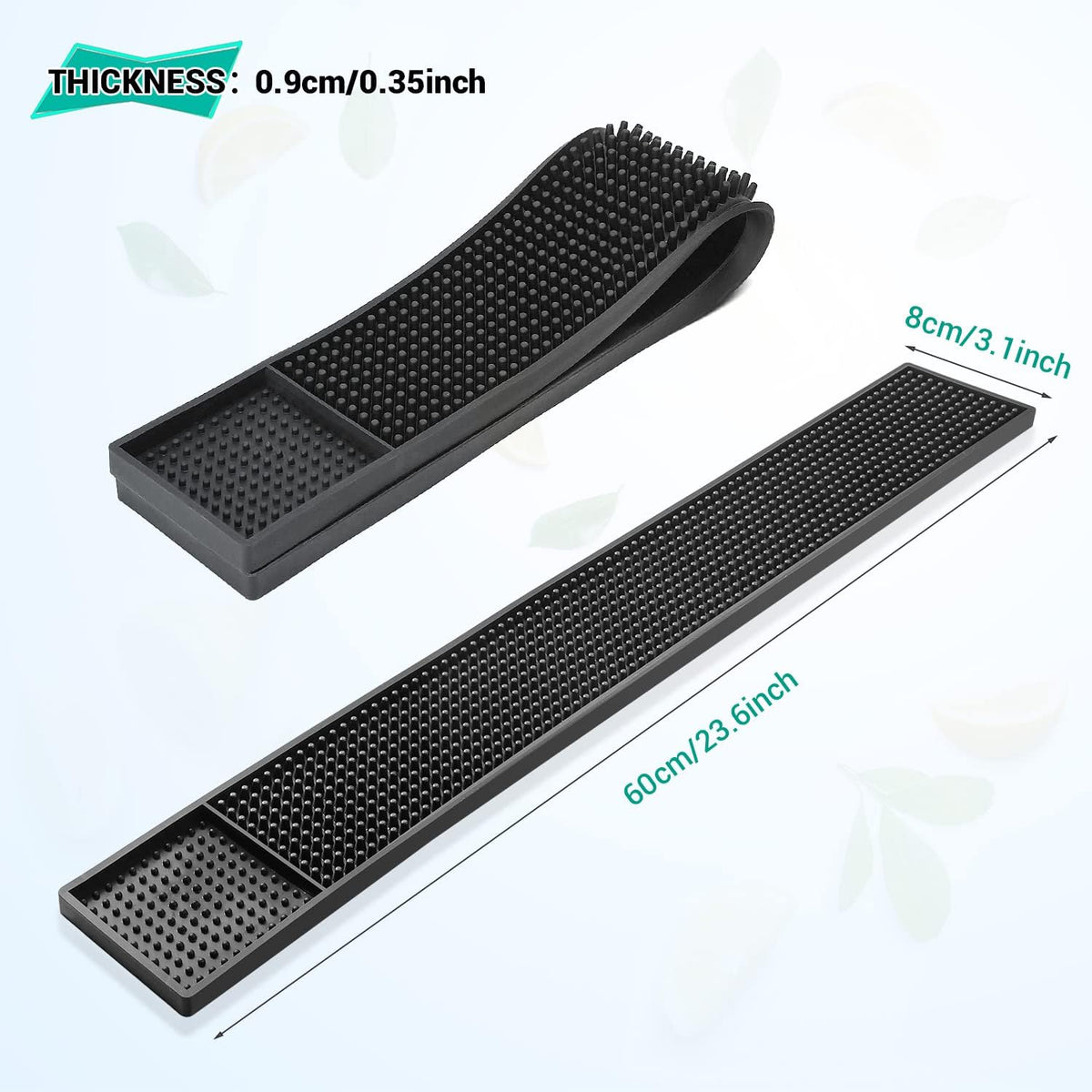 60X8X1cm Waterproof Barista Mat X1113
