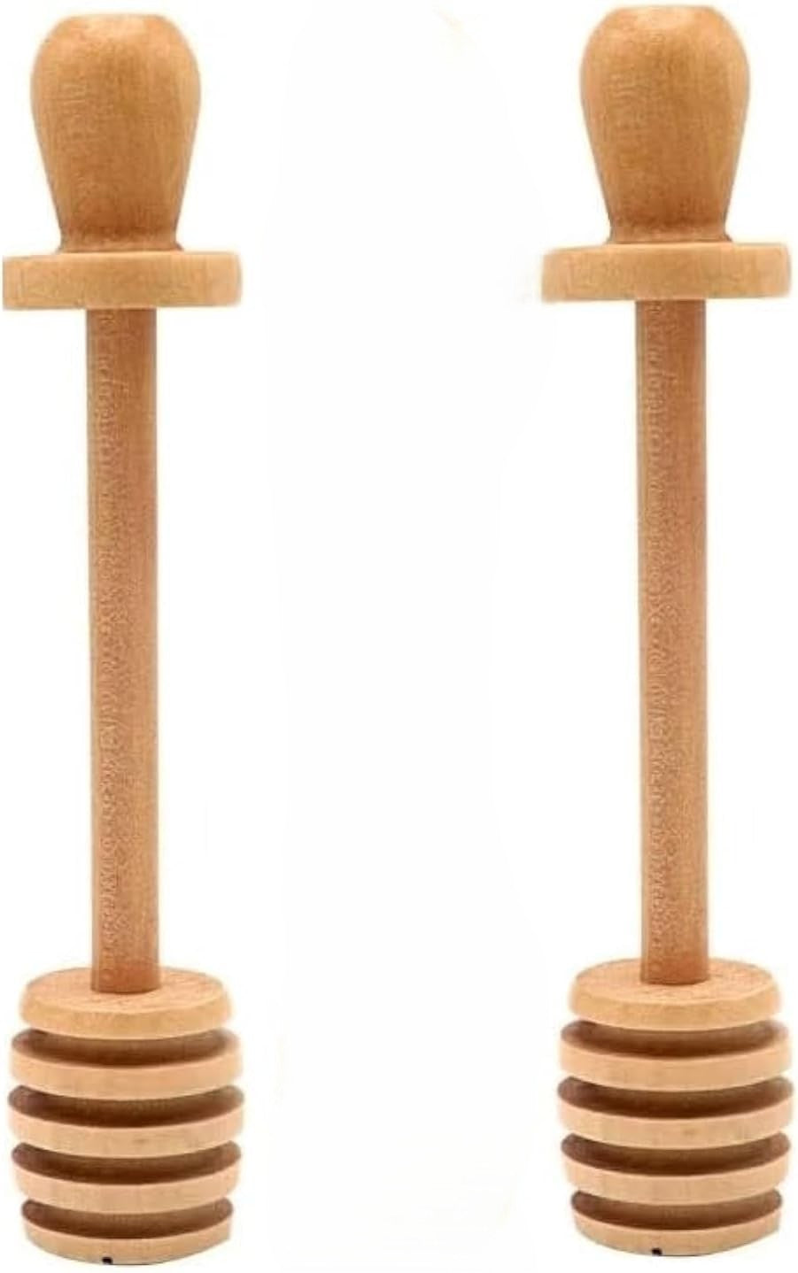 2pcs Wood Honey Dipper Sticks X1114