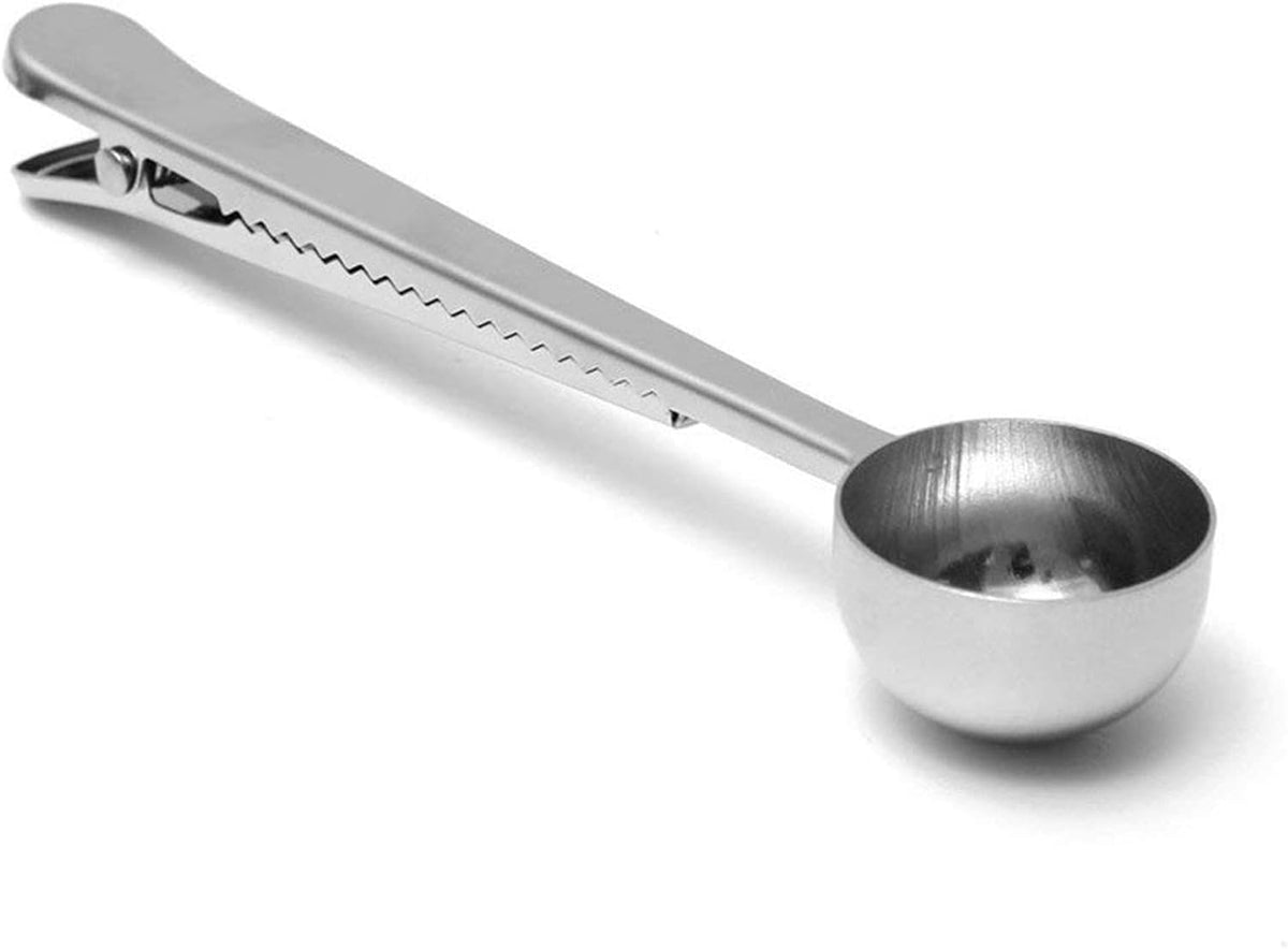 Stainless Coffee Scoop + Clip X1118