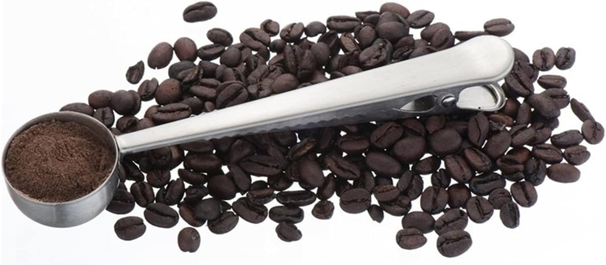 Stainless Coffee Scoop + Clip X1118