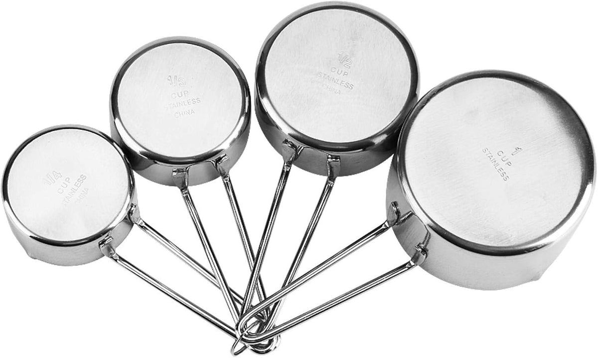 4pcs Stainless Measuring Cup Set X1120