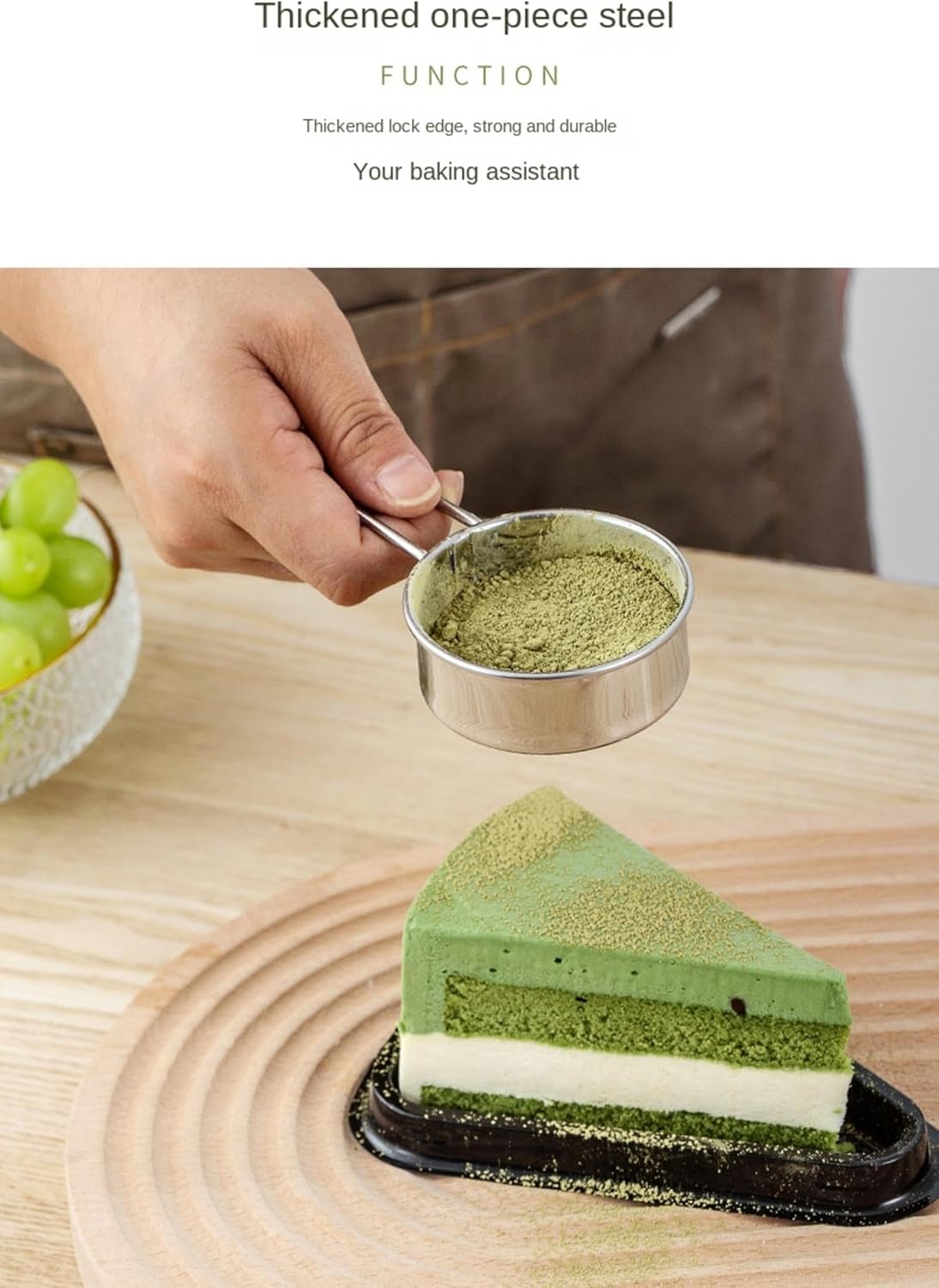 3pcs Stainless Powder Strainer Set X1121