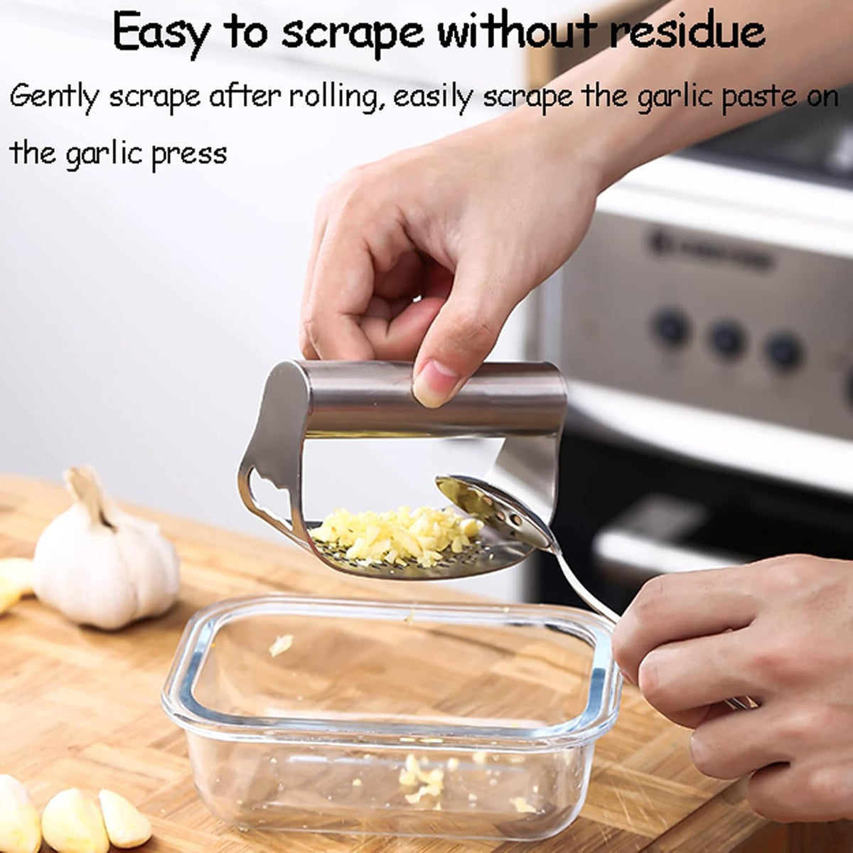 Heavy Duty Stainless Garlic Press X1132