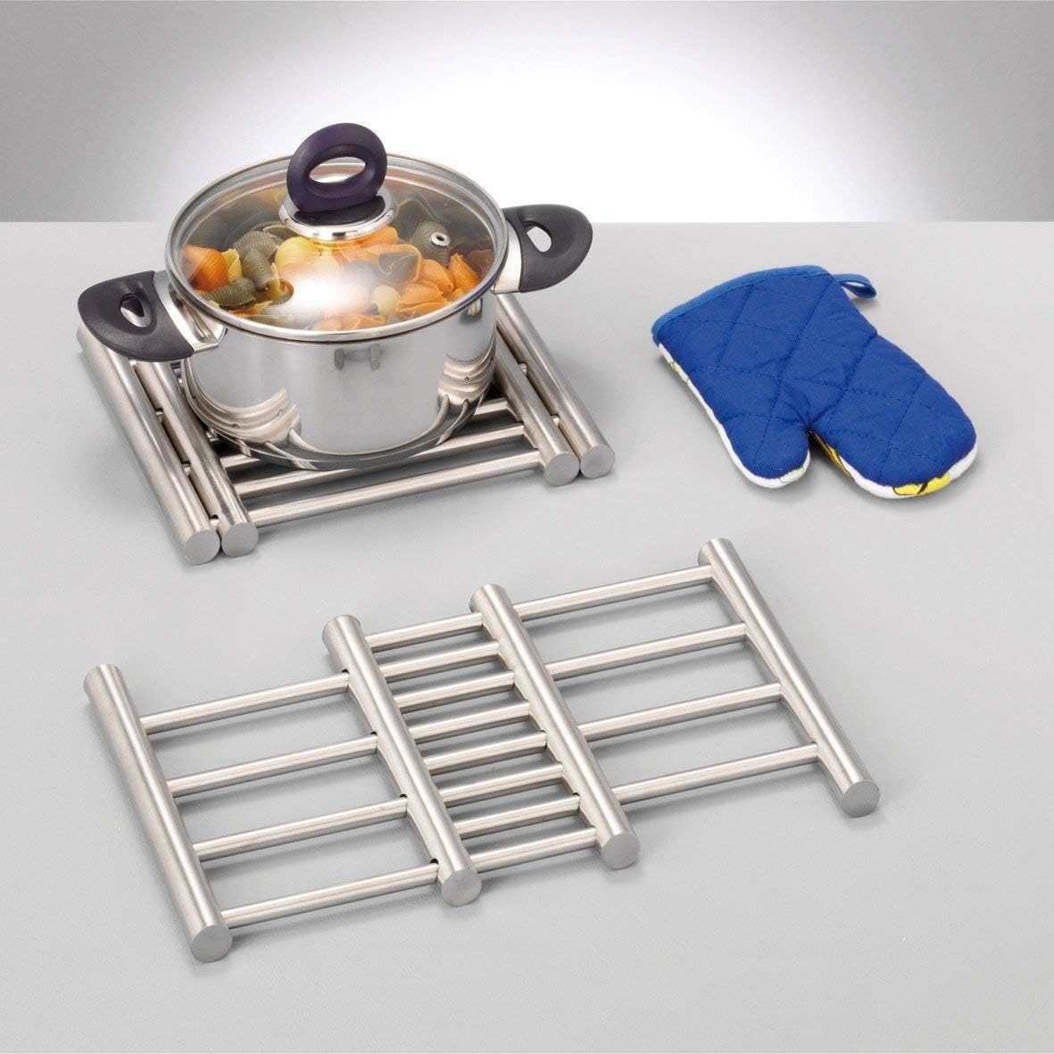 Small SS Expandable Pot Holder X1136