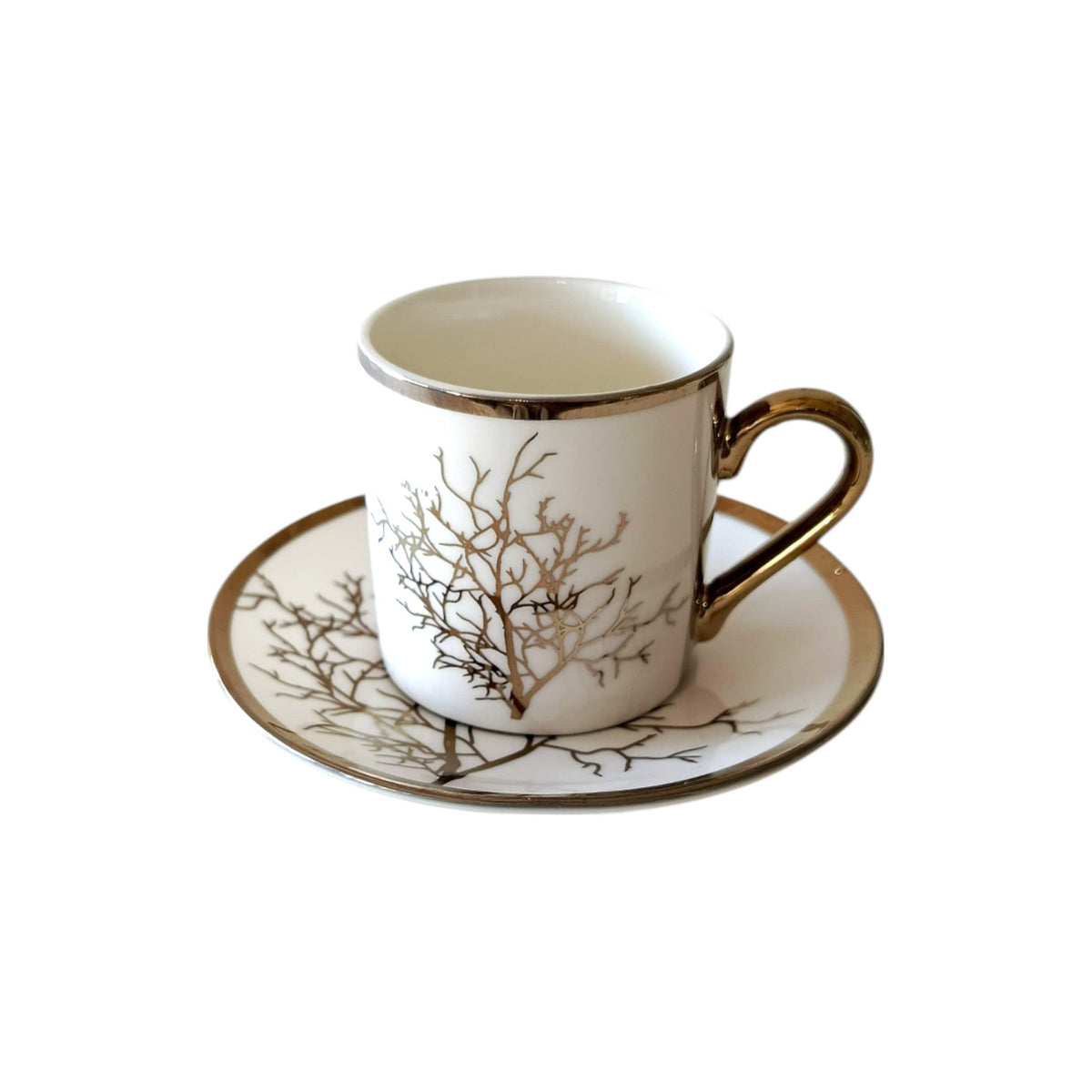 Gold Coffee Cups 6pcs X1139