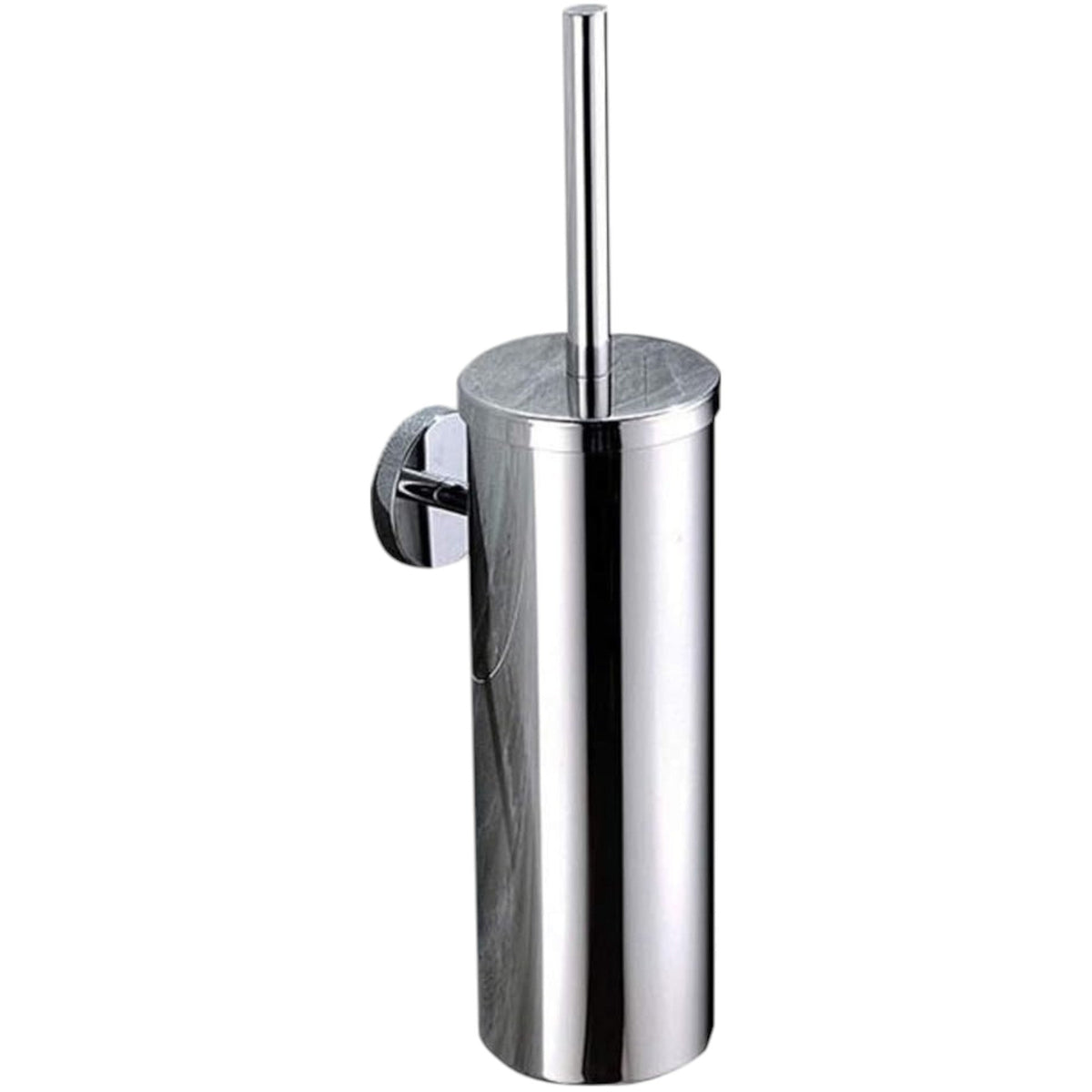 Silver SS Mounted Toilet Brush X1158