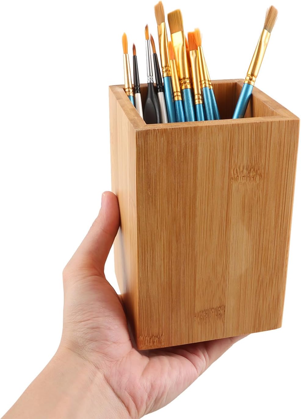 14.5x8cm Bamboo Utensils Holder X1175