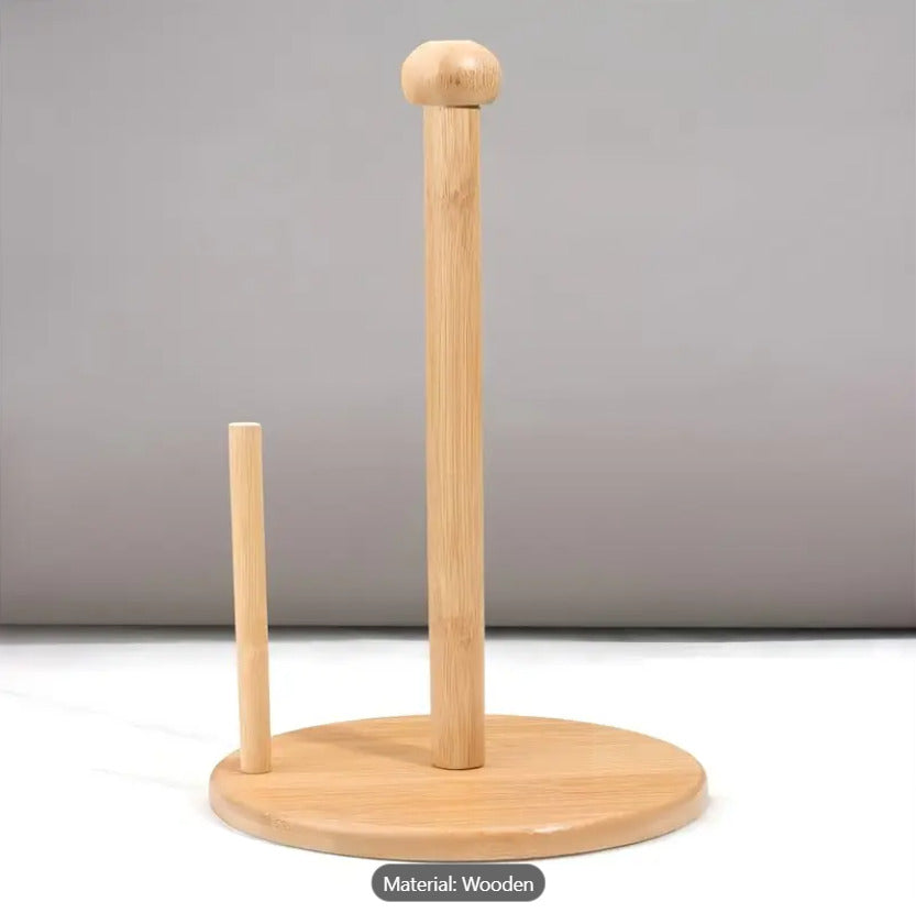 33x15cm Bamboo Kitchen Paper Holder X1176
