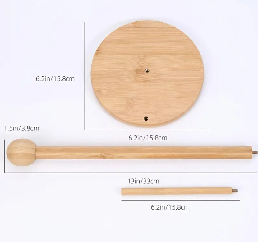33x15cm Bamboo Kitchen Paper Holder X1176
