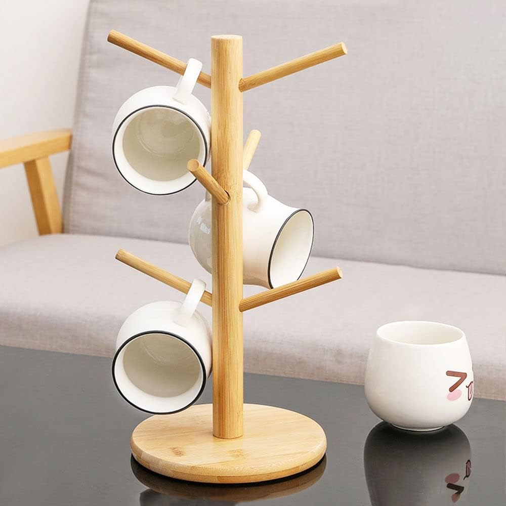 33X15cm Bamboo Mug Holder X1177