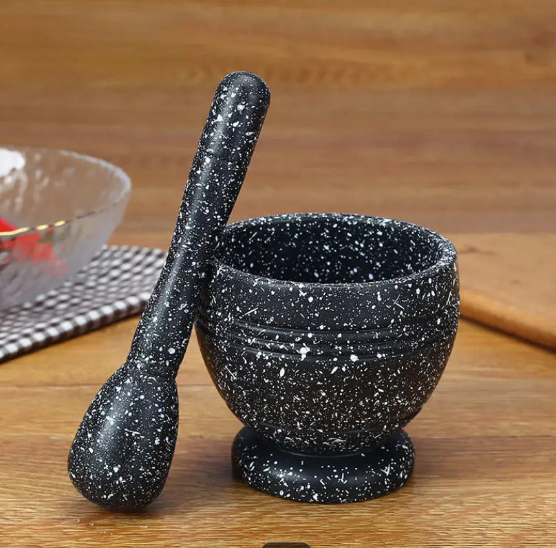 Black Granite Color Mortar & PestleX1188