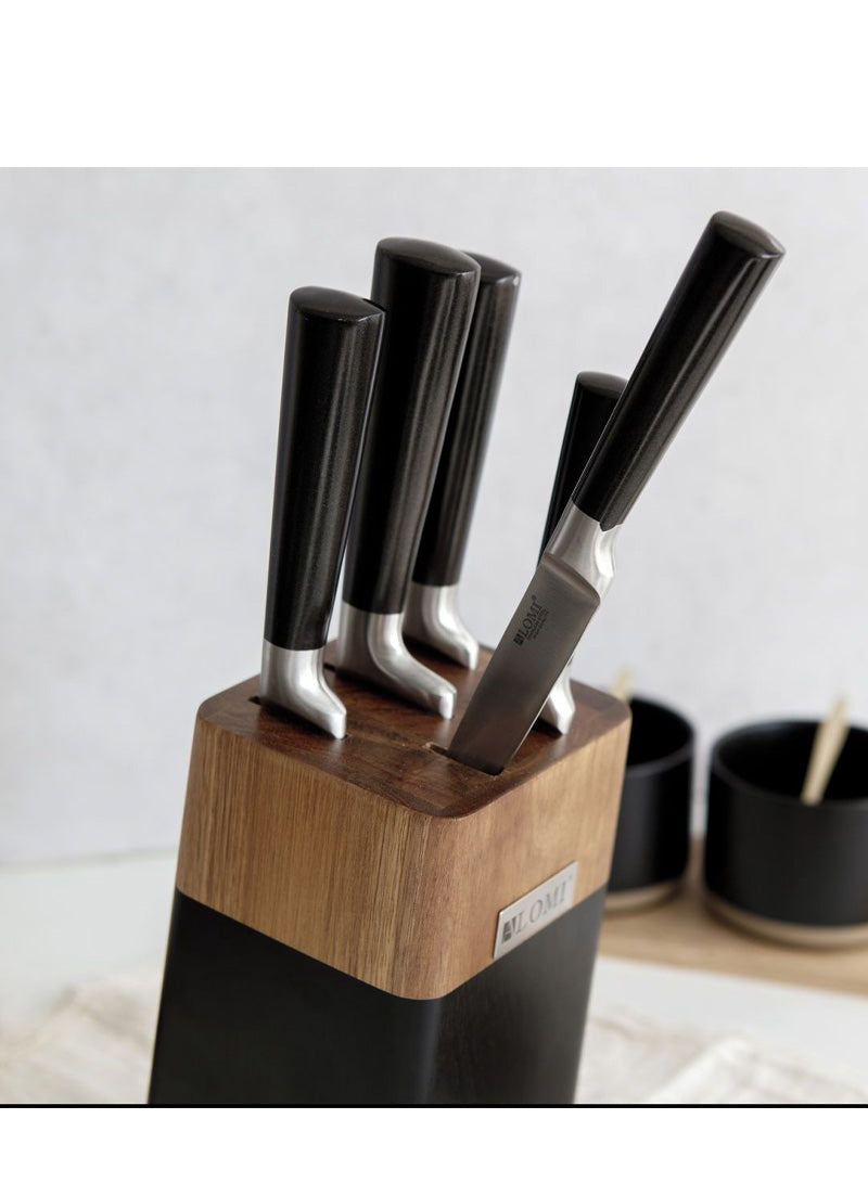 6pcs Knife Set With Wooden Stand X1189