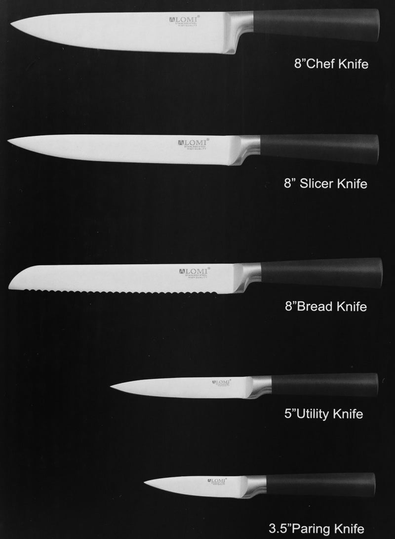 6pcs Knife Set With Wooden Stand X1189